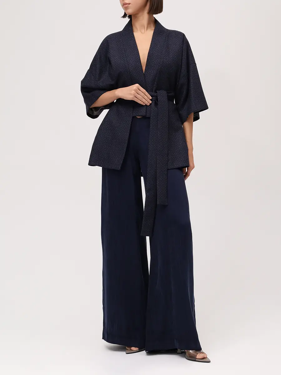 Жакет-кимоно шерстяной