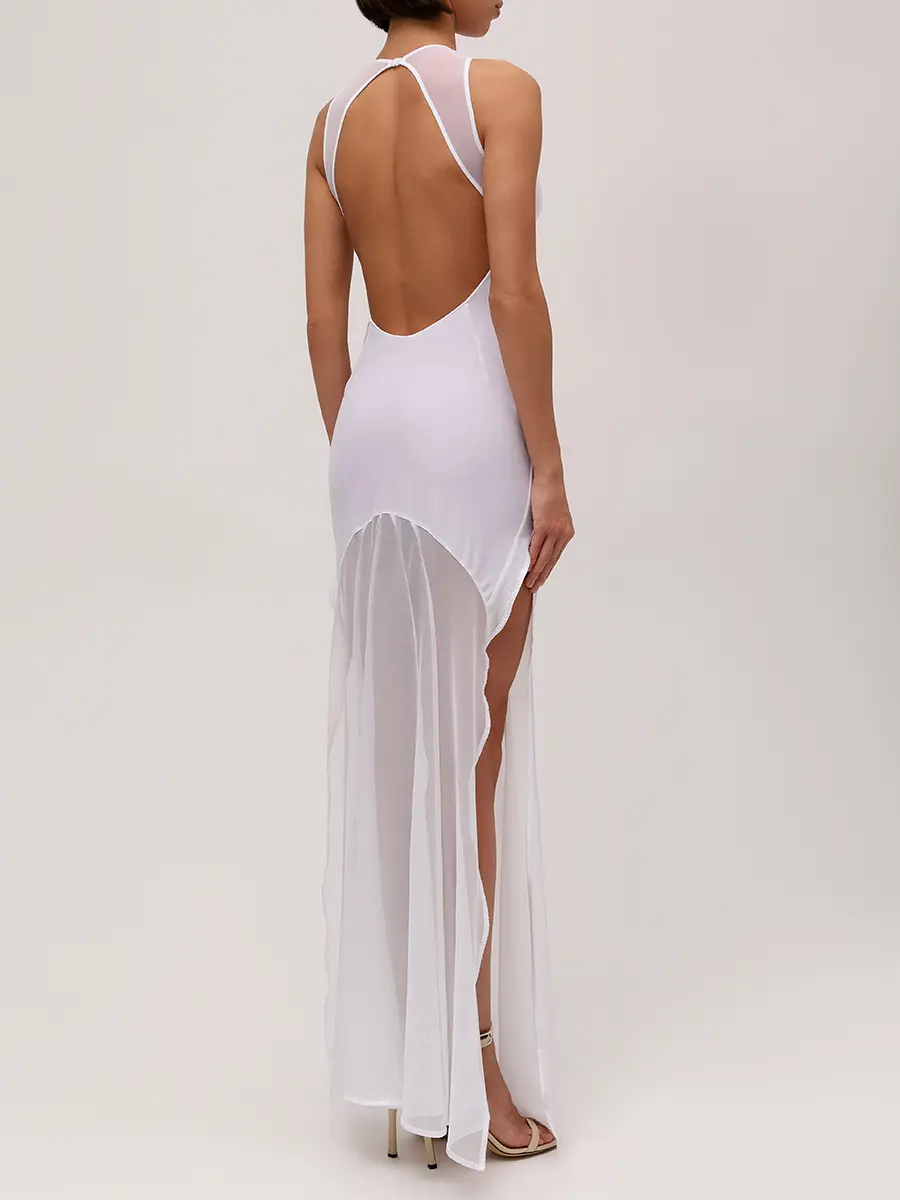 Платье из сетки