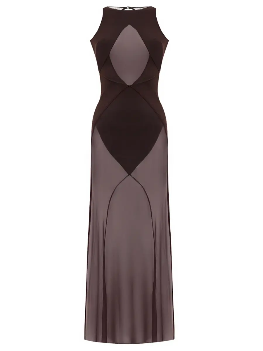 Платье из сетки