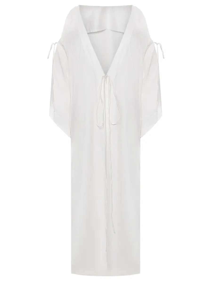 Платье из купро и вискозы