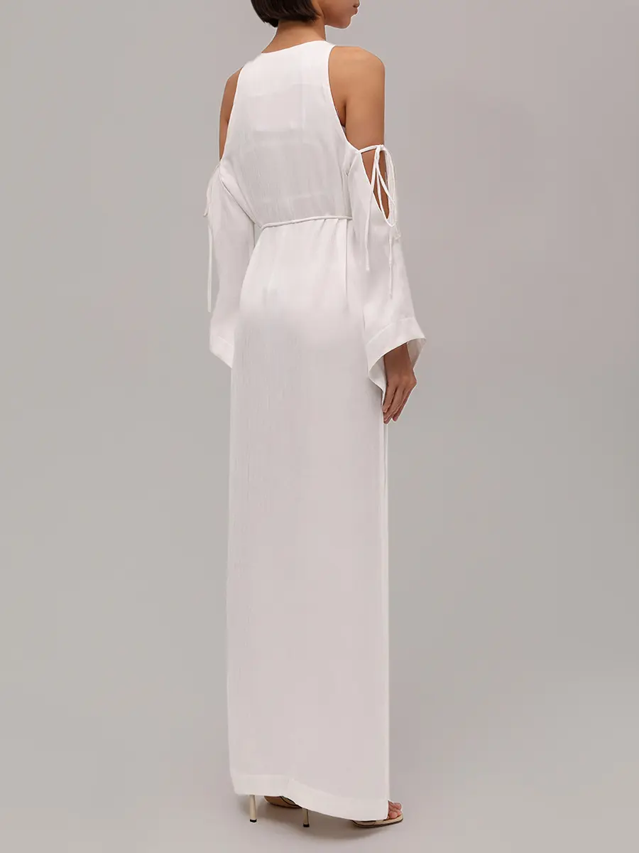 Платье из купро и вискозы