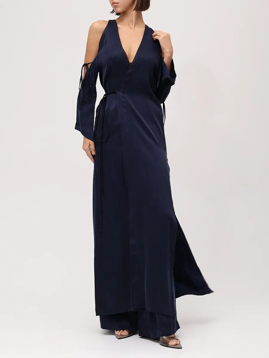 Платье из купро и вискозы