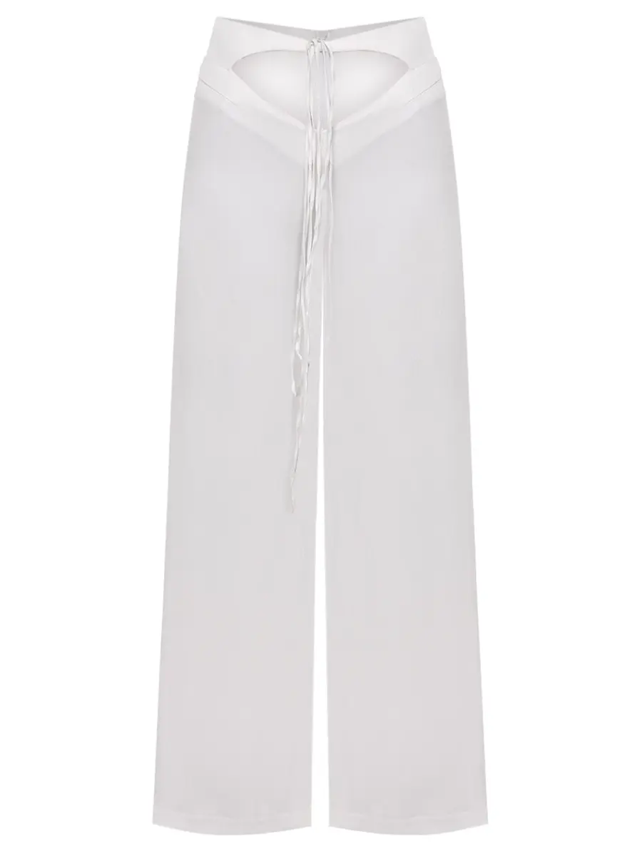 Брюки из купро и вискозы