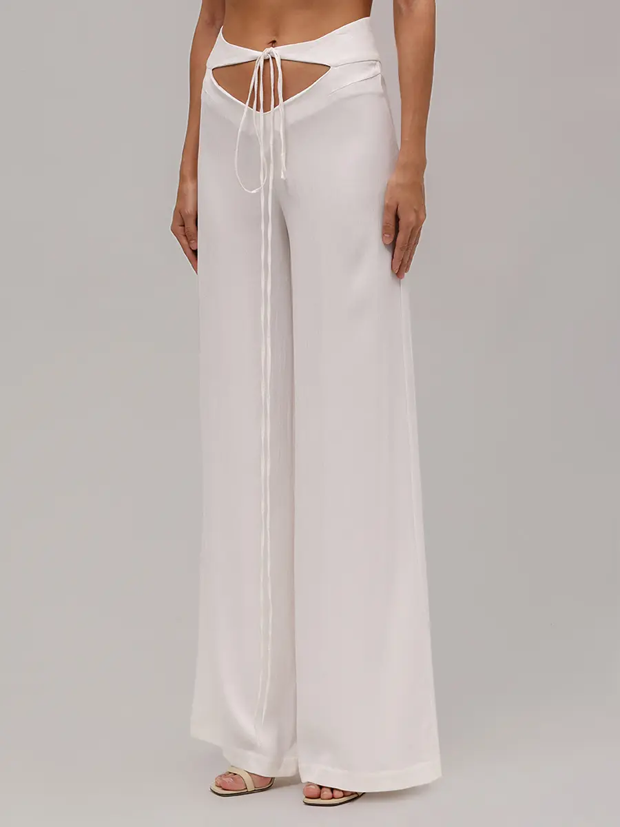 Брюки из купро и вискозы