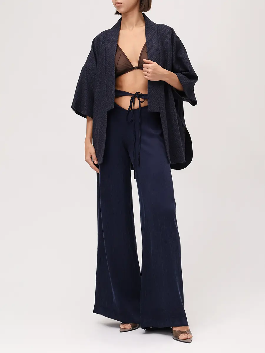 Брюки из купро и вискозы