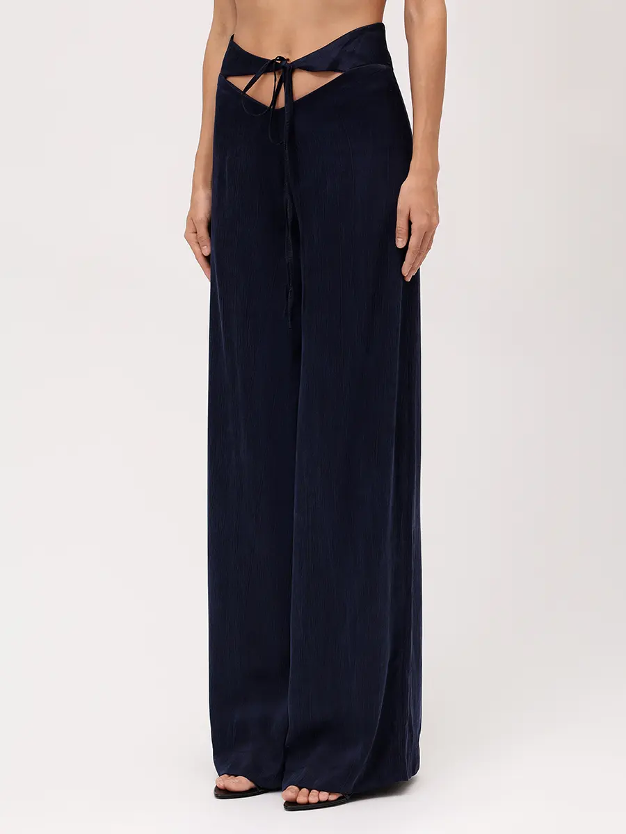 Брюки из купро и вискозы