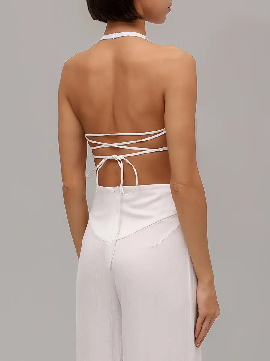 Топ из купро и вискозы