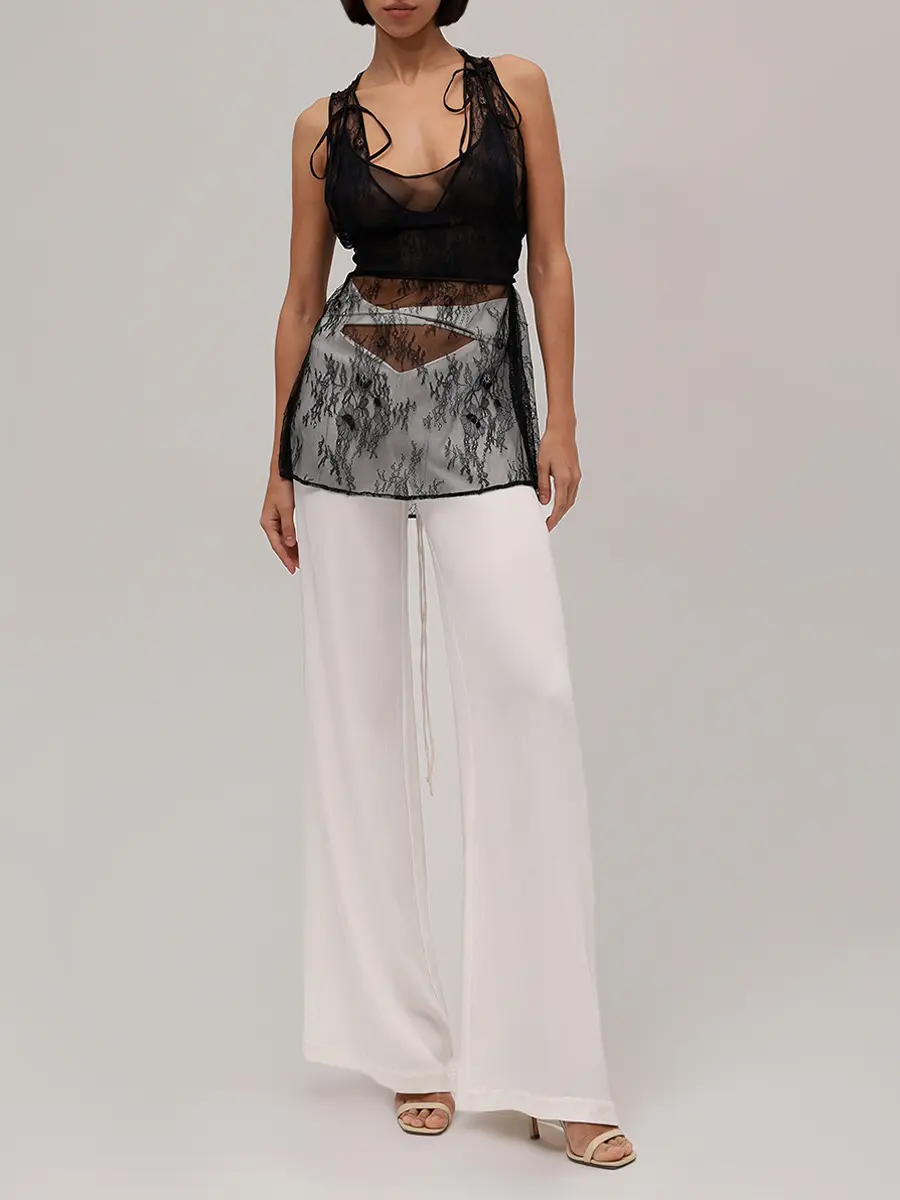 Платье из сетки