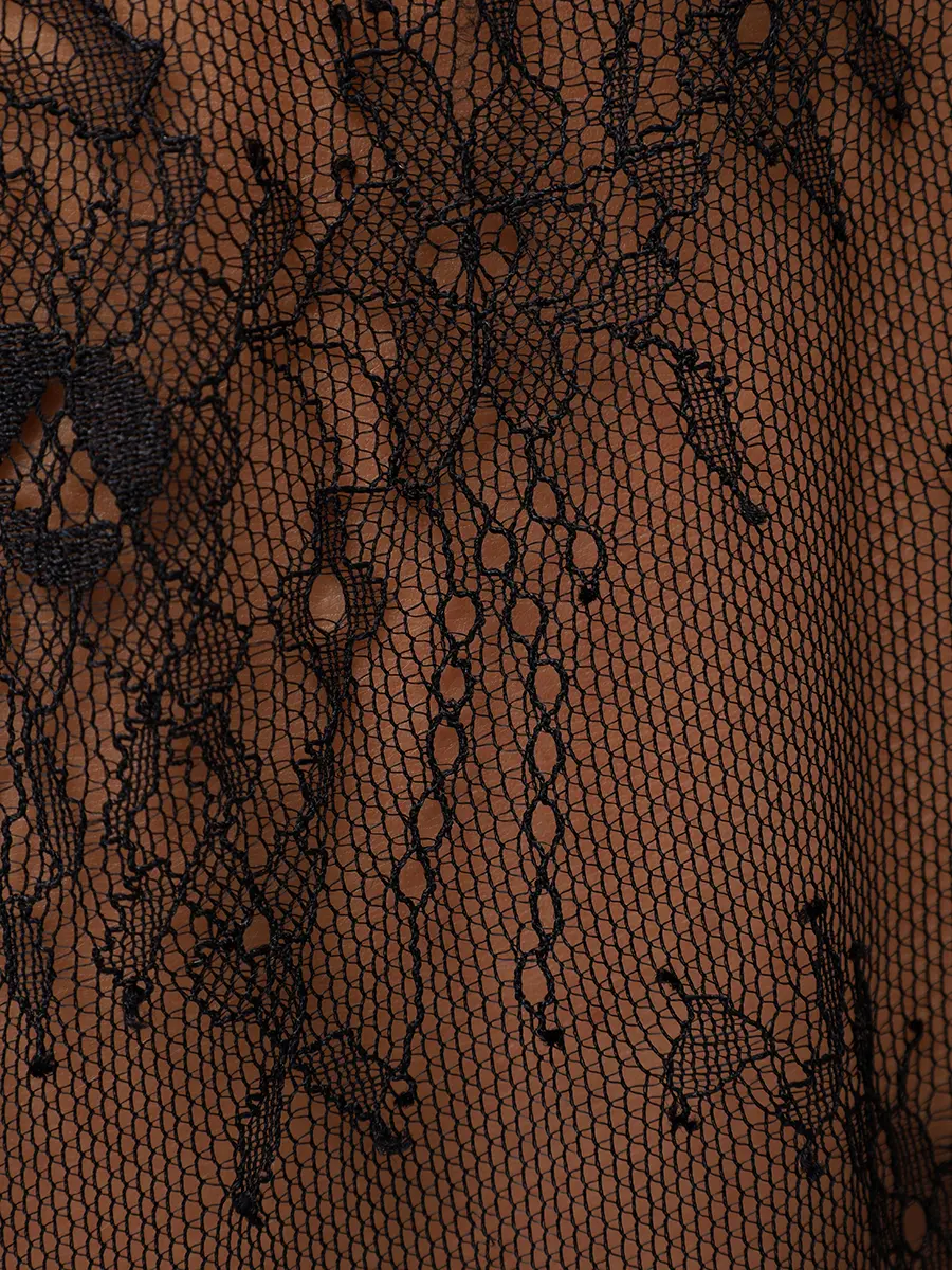 Платье из сетки