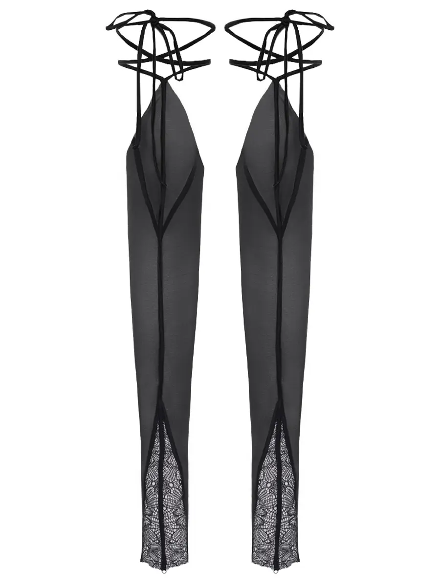 Чулки из сетки