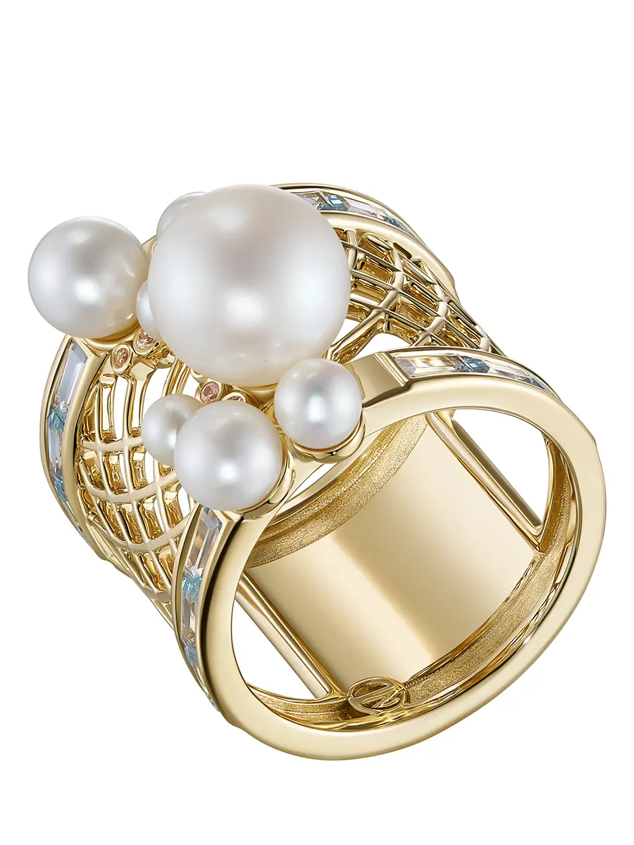 Кольцо belle с культивированным жемчугом