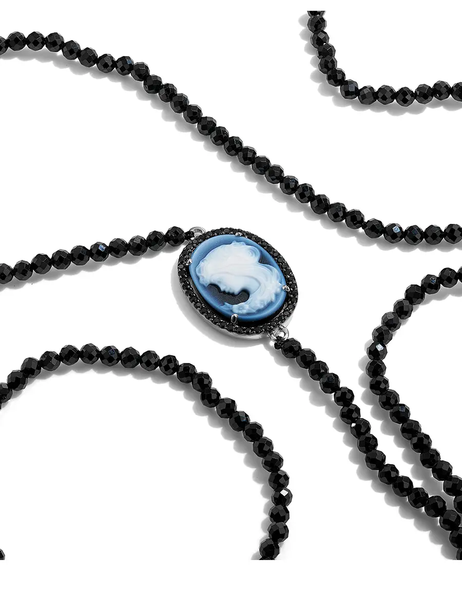 Колье с агатом