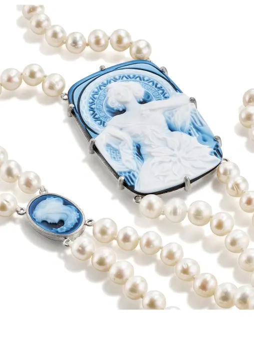 Бодичейн жемчуг с агатом NATASHA LIBELLE