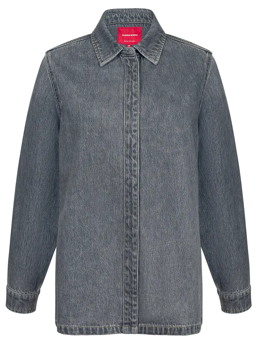 Рубашка Edith джинсовая