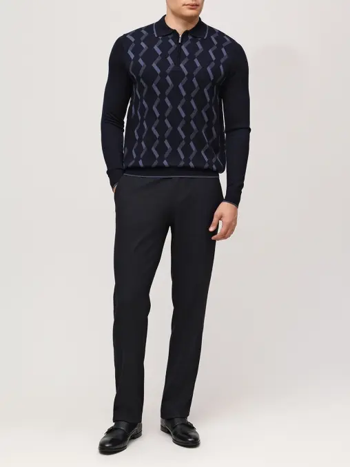 Поло из тенселя и шерсти CUDGI