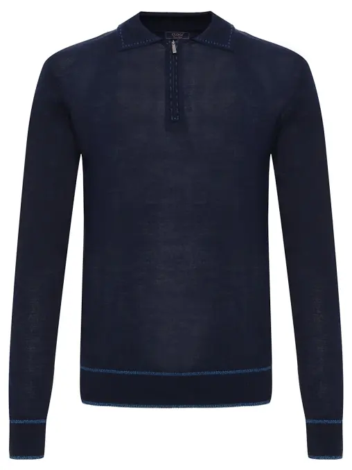 Поло из тенселя и шерсти CUDGI