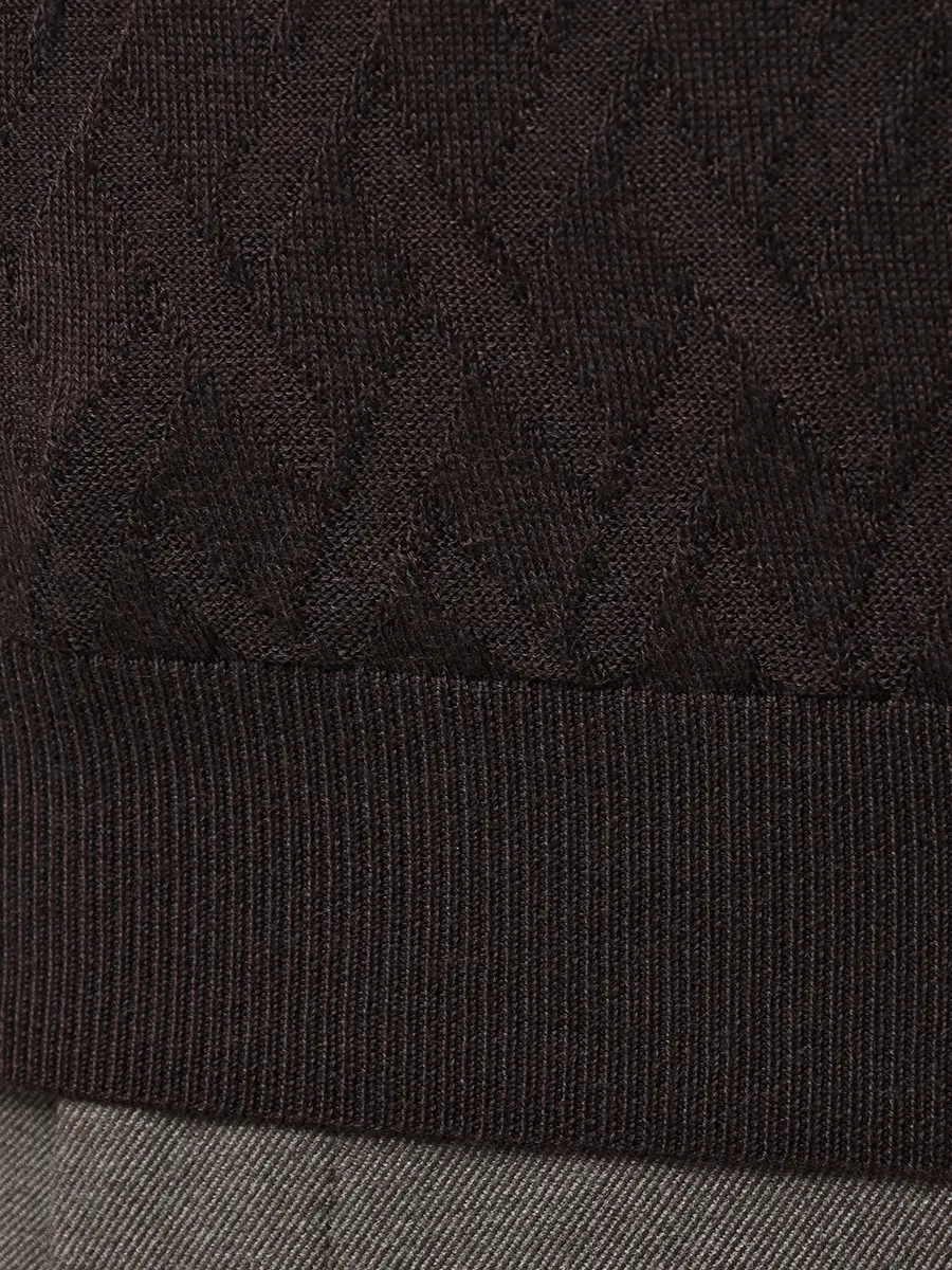 Поло из тенселя и шерсти