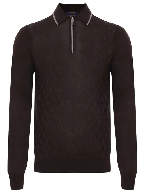 Поло из тенселя и шерсти CUDGI