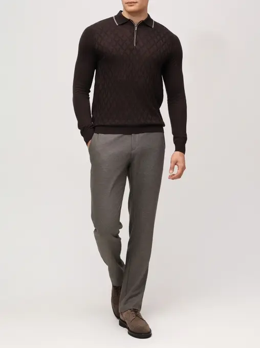 Поло из тенселя и шерсти CUDGI