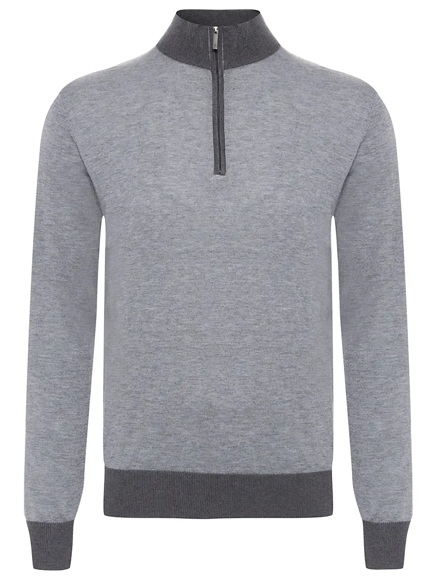 Джемпер из шерсти и тенселя