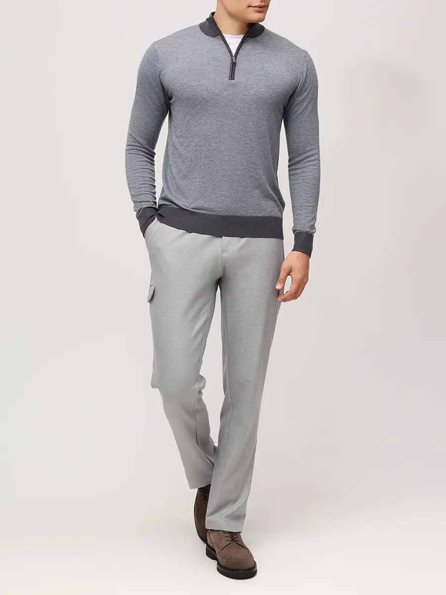 Джемпер из шерсти и тенселя