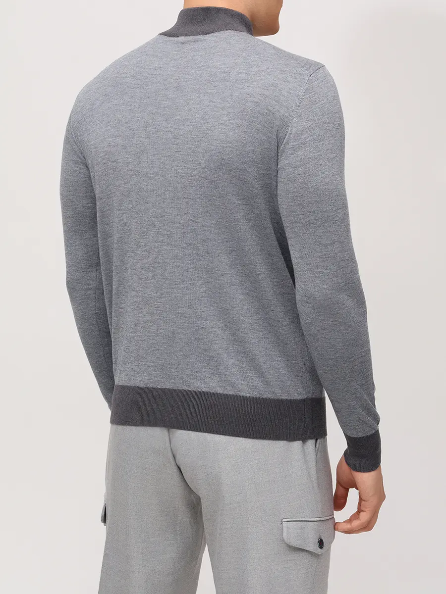 Джемпер из шерсти и тенселя