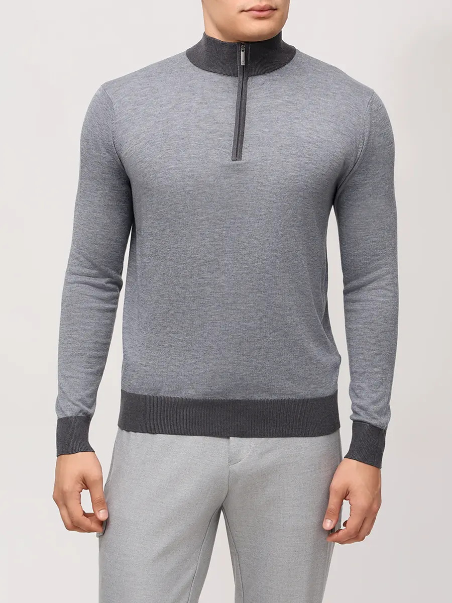 Джемпер из шерсти и тенселя