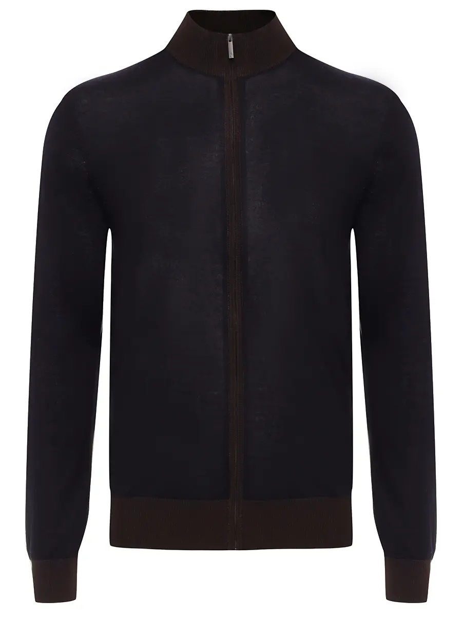 Кардиган из шерсти и тенселя