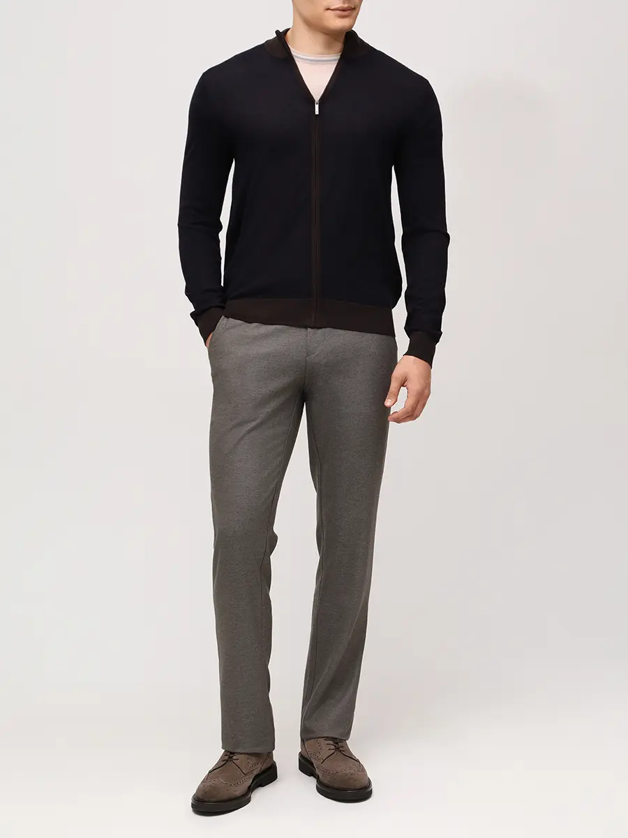 Кардиган из шерсти и тенселя