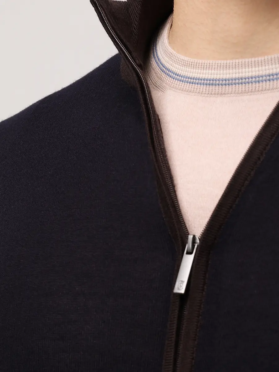 Кардиган из шерсти и тенселя