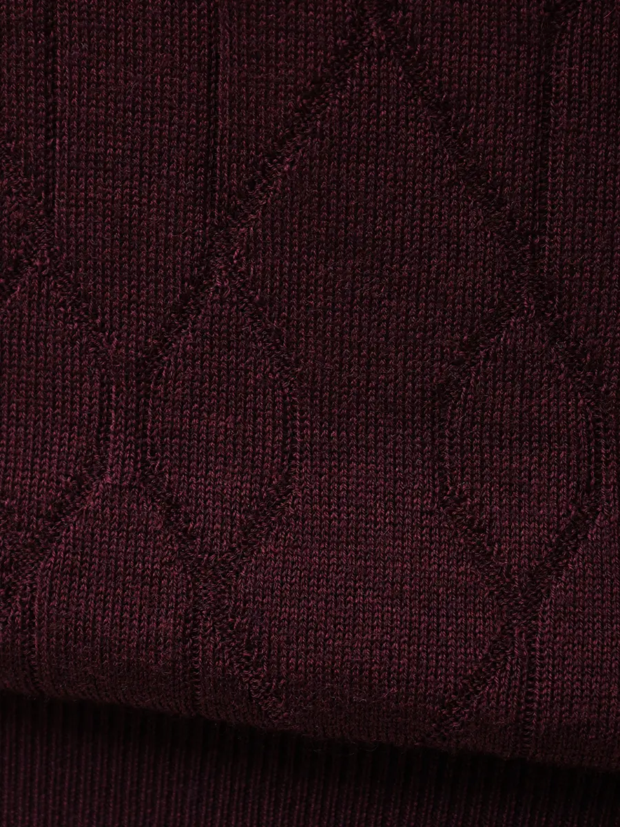 Поло из тенселя и шерсти