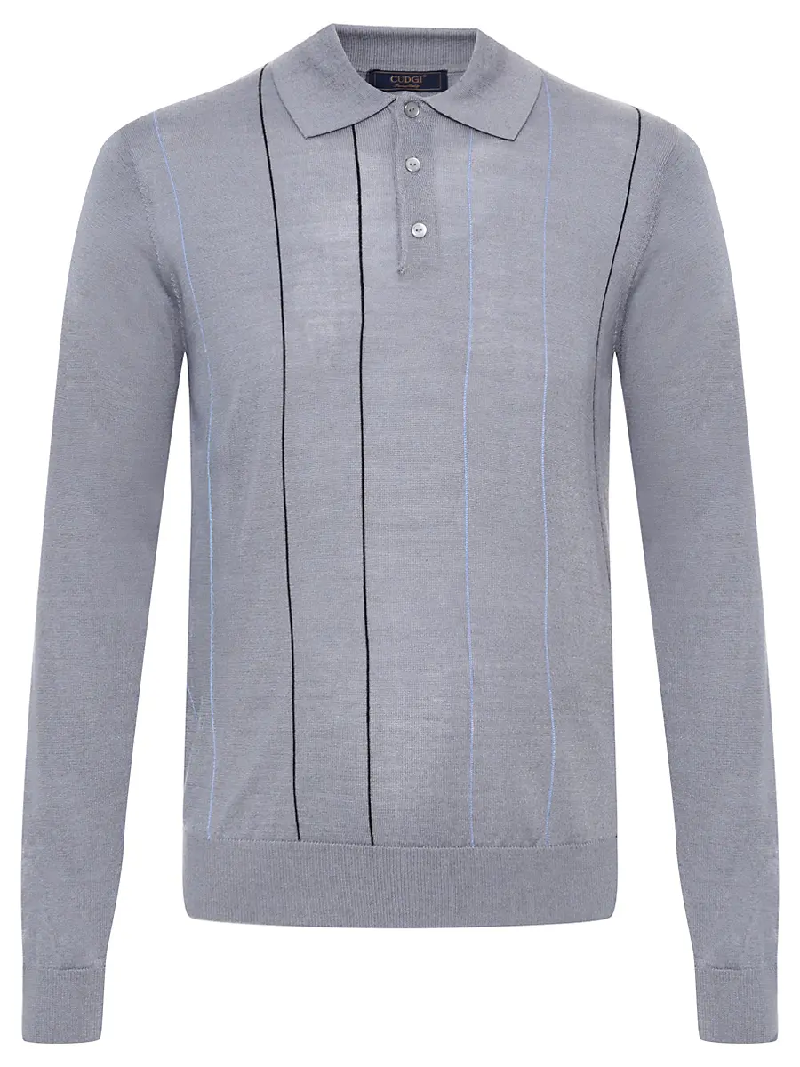 Поло из тенселя и шерсти