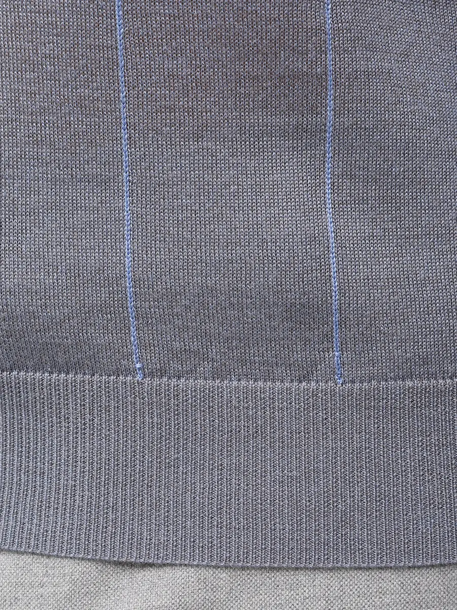 Поло из тенселя и шерсти