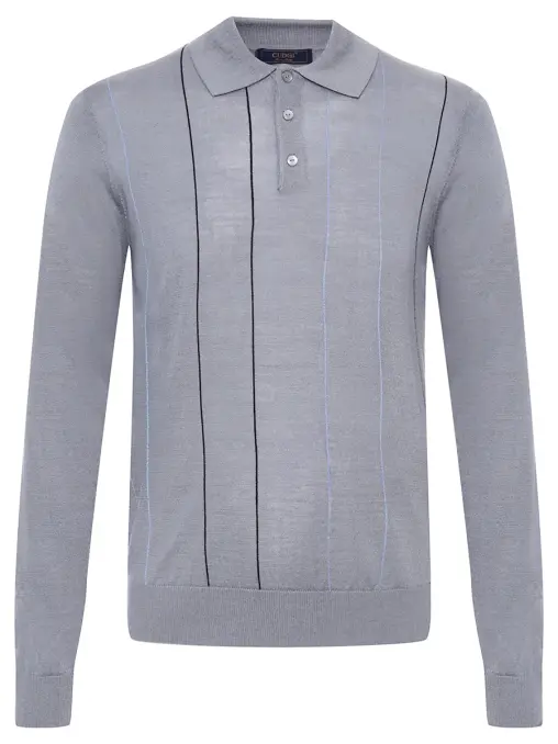 Поло из тенселя и шерсти CUDGI