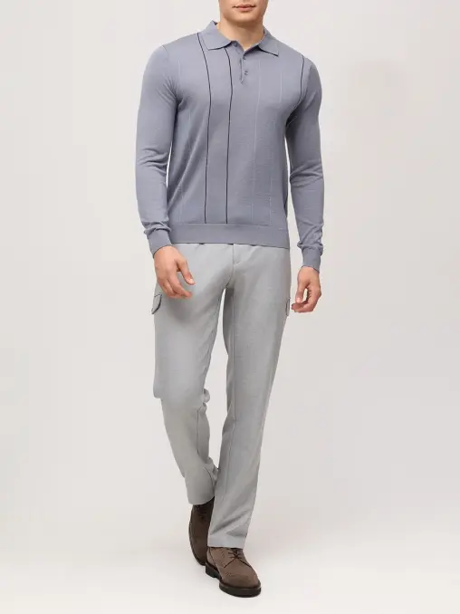 Поло из тенселя и шерсти CUDGI