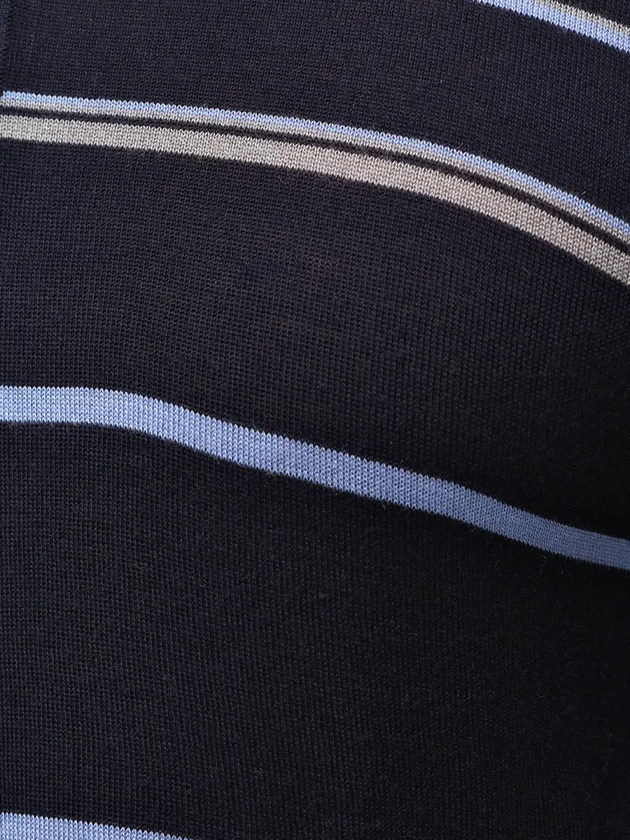 Поло из тенселя и шерсти