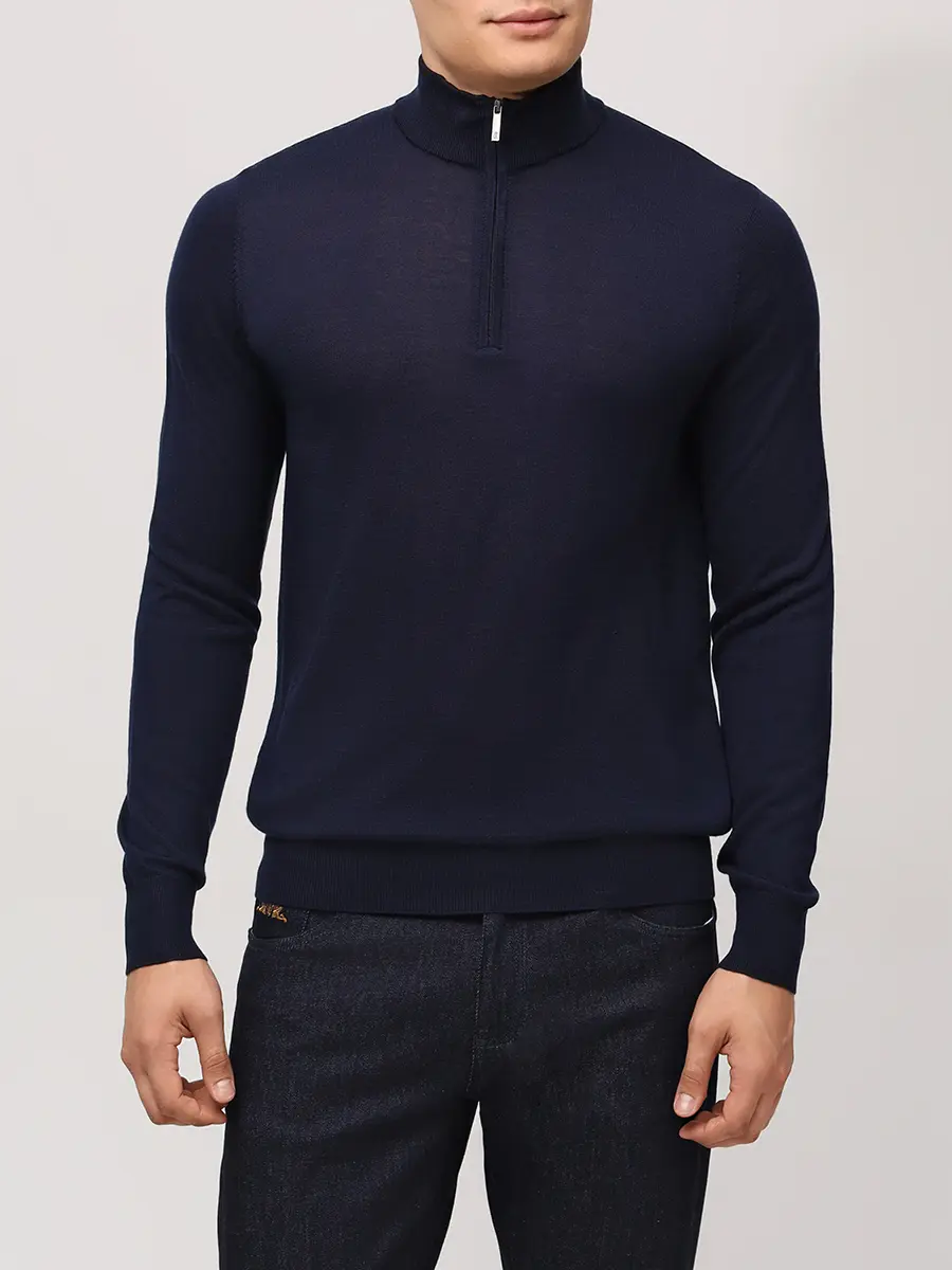 Джемпер из шерсти и тенселя