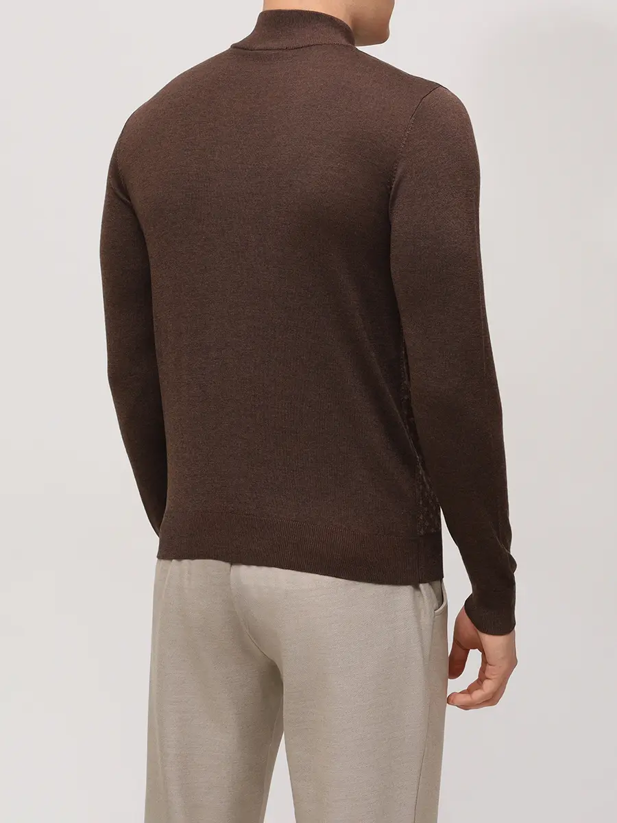 Кардиган из шерсти и тенселя