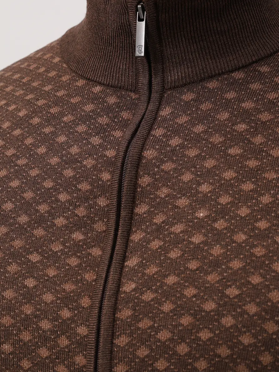 Кардиган из шерсти и тенселя