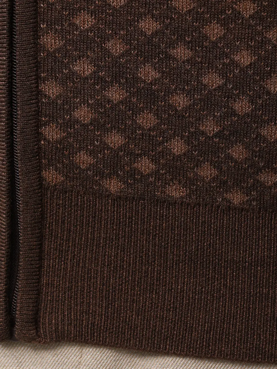 Кардиган из шерсти и тенселя