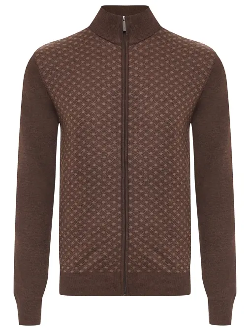 Кардиган из шерсти и тенселя CUDGI