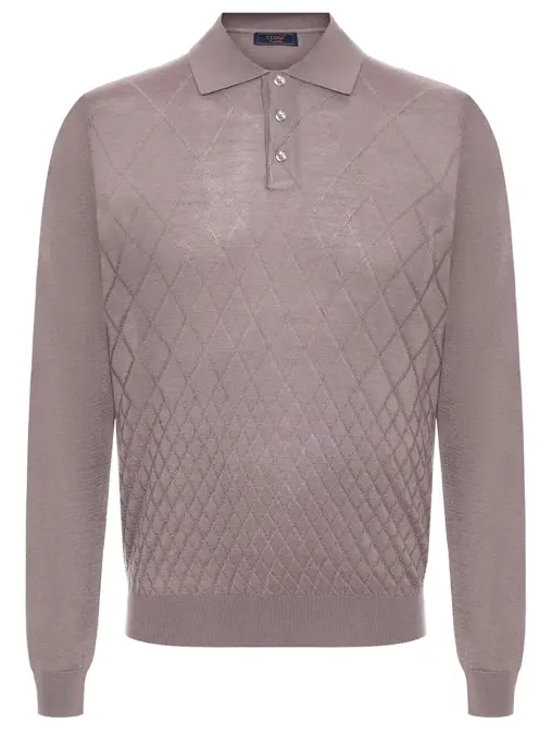 Поло из тенселя и шерсти CUDGI