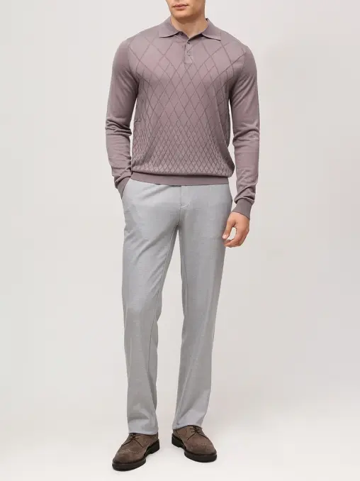 Поло из тенселя и шерсти CUDGI