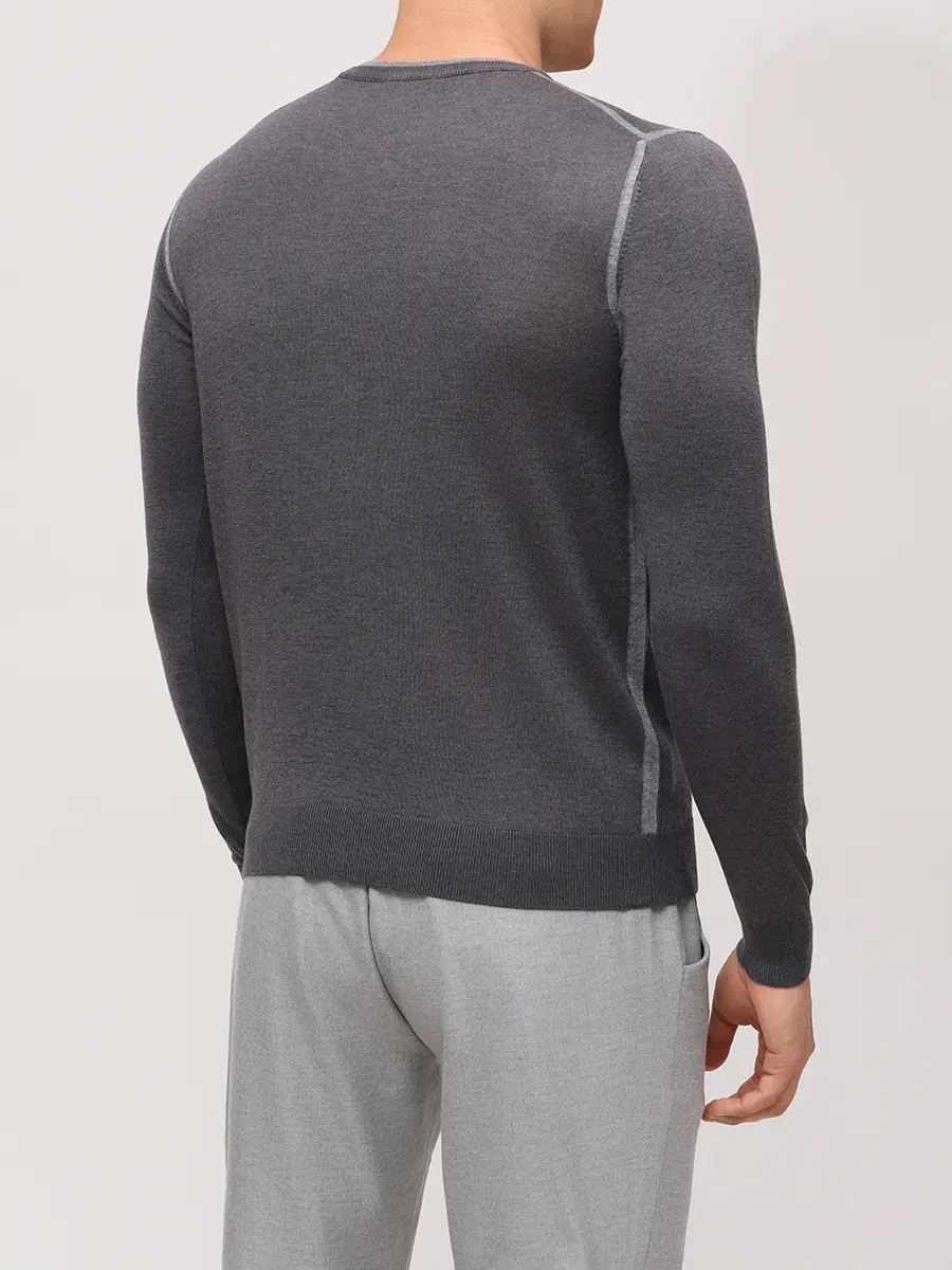 Джемпер шерсти и тенселя