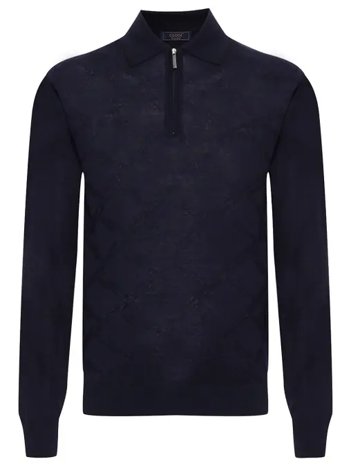 Поло из тенселя и шерсти CUDGI
