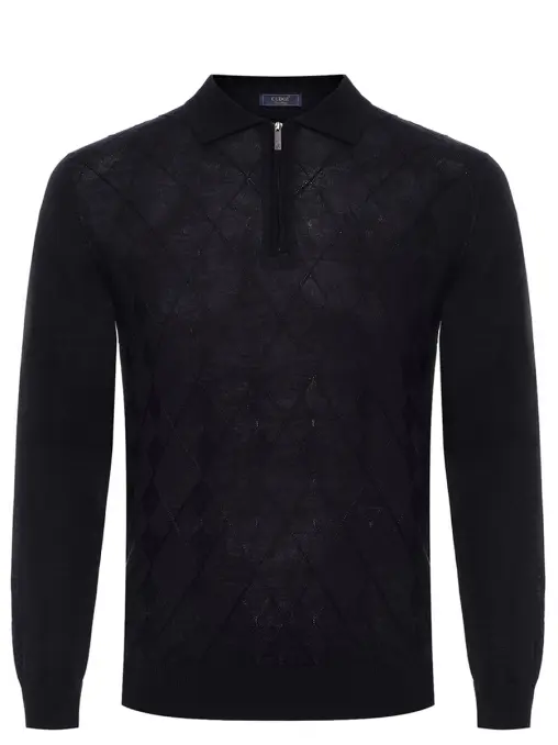 Поло из тенселя и шерсти CUDGI