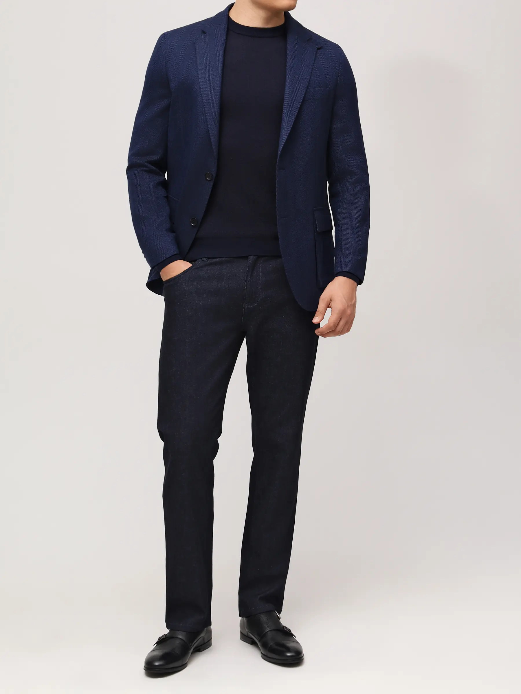 Джемпер из шерсти и тенселя