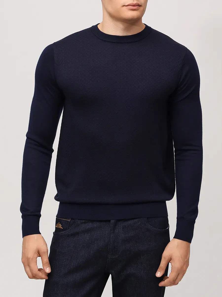 Джемпер из шерсти и тенселя