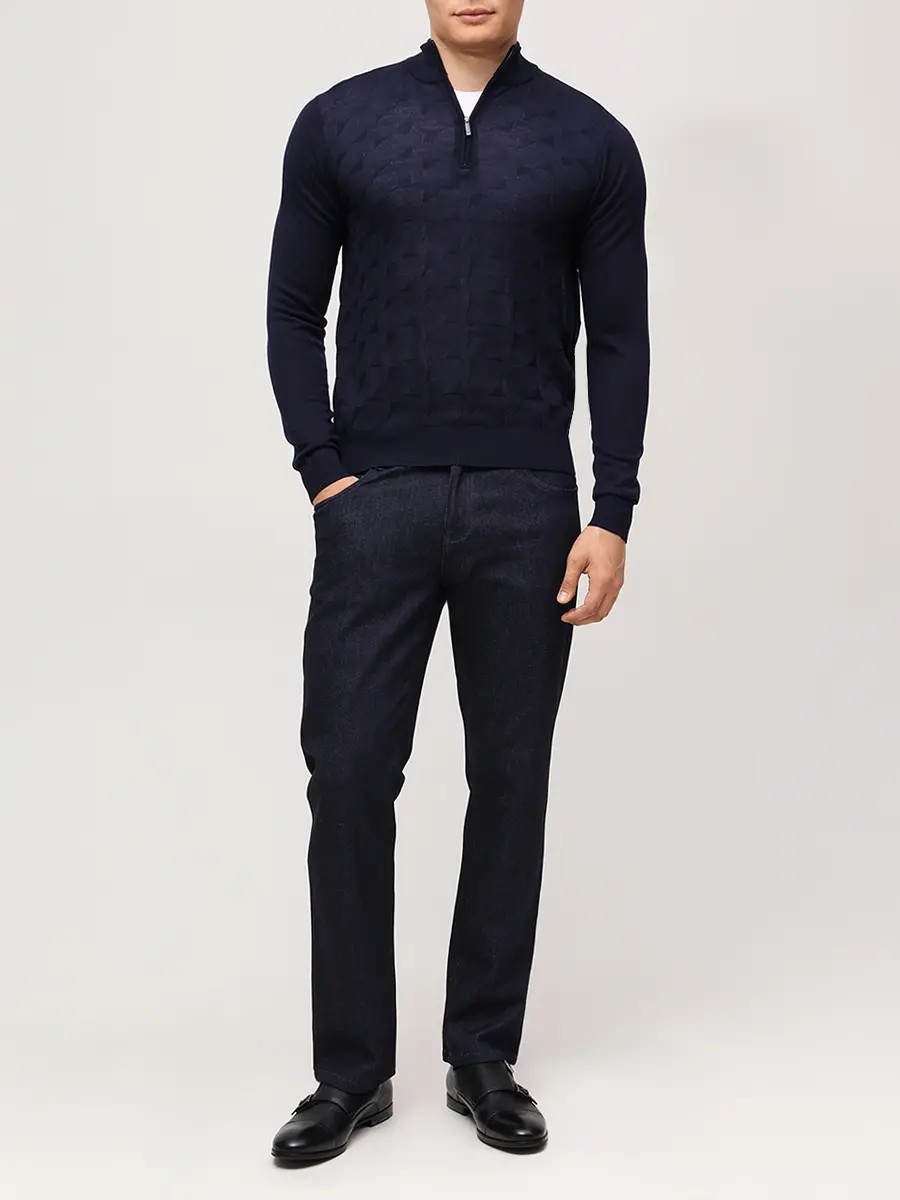 Джемпер из шерсти и тенселя