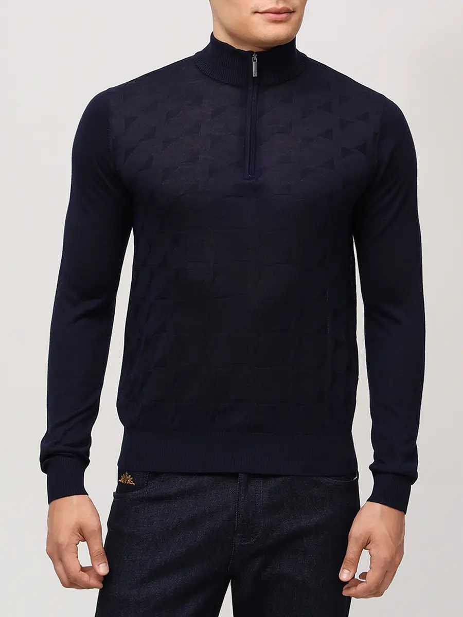 Джемпер из шерсти и тенселя